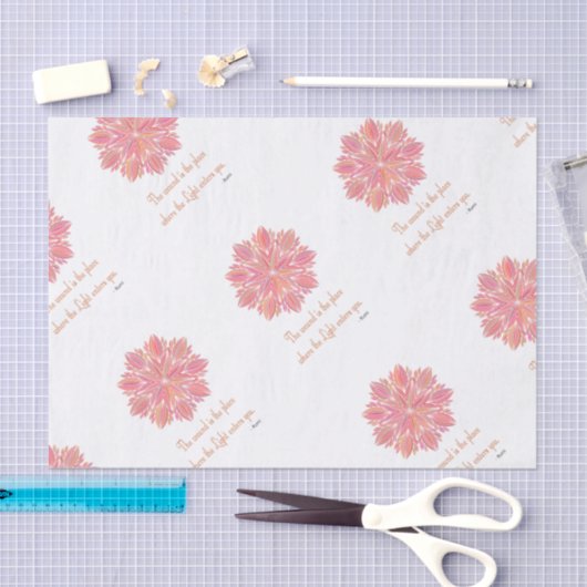 Mandala Rumi Woundquote Tissuepapier (Craft)