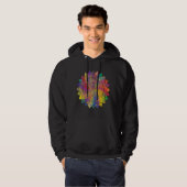 Mandala Sacred Geometry Prana Yoga Mantra Om Hoodie (Voorkant volledig)