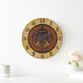 Mandala Schattige Elephant Metallizer Grote Klok (Huis)