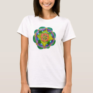 Mandala Schilderen Vrouwen American Apparel Fine J T-shirt