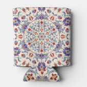 Mandala schoonheid: kleurrijk cultureel mozaïek blikjeskoeler (Achterkant)