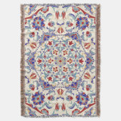 Mandala schoonheid: kleurrijk cultureel mozaïek deken (Voorkant Verticaal)