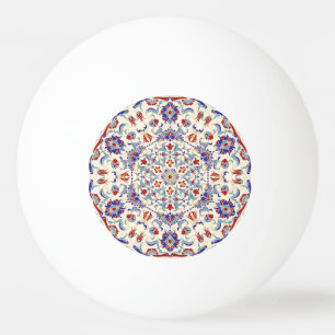 Mandala schoonheid: kleurrijk cultureel mozaïek pingpongbal