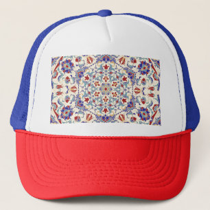 Mandala schoonheid: kleurrijk cultureel mozaïek trucker pet