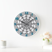 Mandala Scroll Clock Grote Klok (Huis)