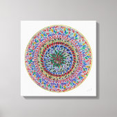 Mandala Serenis Canvas Afdruk (Voorkant)