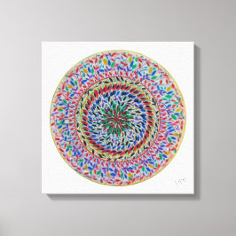 Mandala Serenis Canvas Afdruk