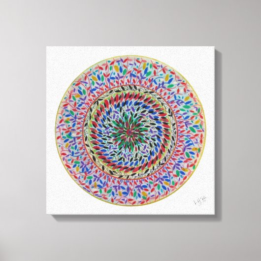Mandala Serenis Canvas Afdruk (Voorkant)