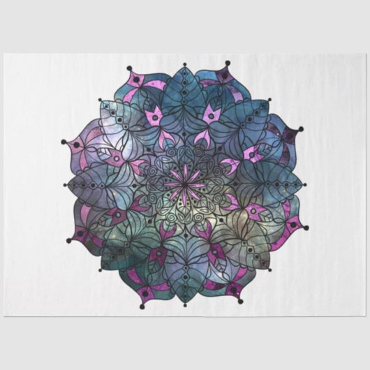 Mandala Serie Ontwerp 11 Tissuepapier (Voorkant)