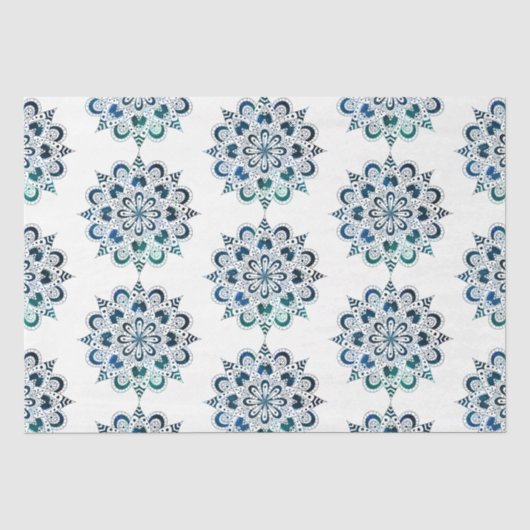 Mandala Serie Ontwerp 14 Tissuepapier (Voorkant)
