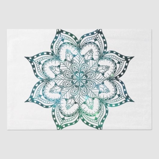 Mandala Serie Ontwerp 21 Tissuepapier (Voorkant)