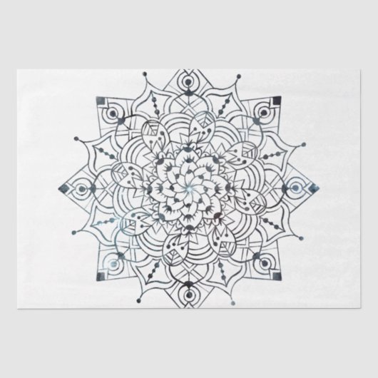 Mandala Serie Ontwerp 23 Tissuepapier (Voorkant)