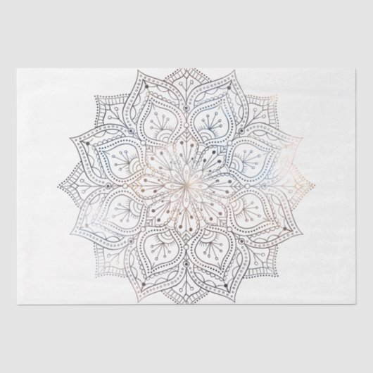 Mandala Serie Ontwerp 25 Tissuepapier (Voorkant)