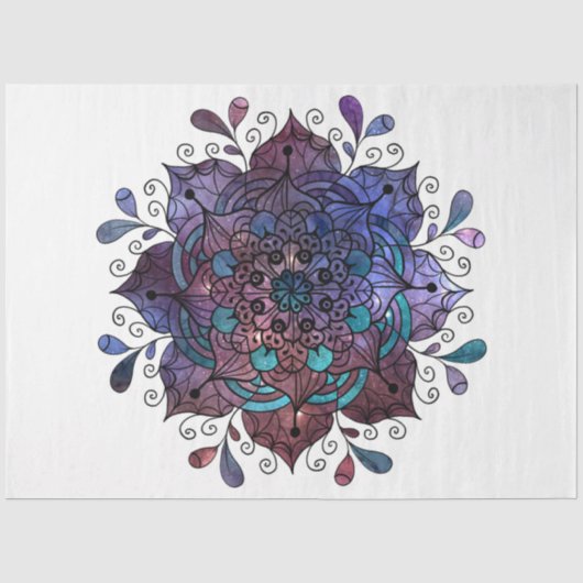 Mandala Serie Ontwerp 5 Tissuepapier (Voorkant)