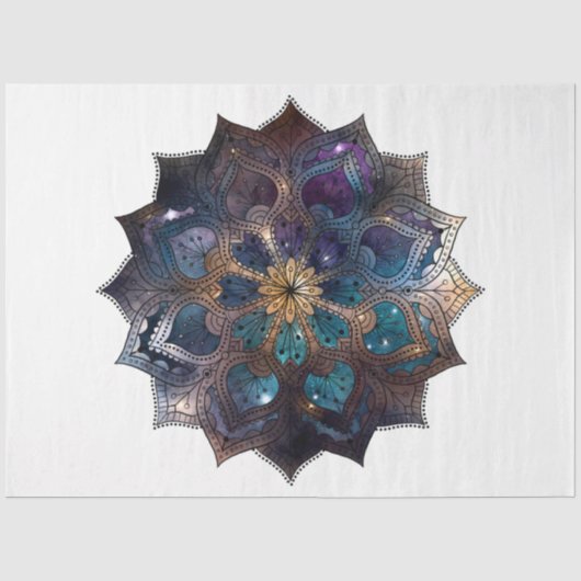 Mandala Serie Ontwerp 7 Tissuepapier (Voorkant)
