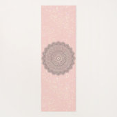  Mandala Shimmery Stars op Roze Yogamat (Achterkant)