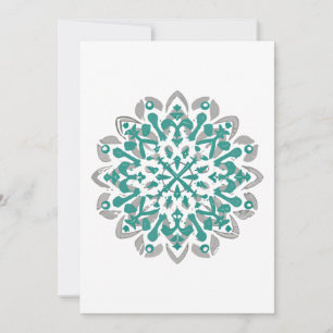 mandala Shudder christmasmandala Flutter kerstmis Bedankkaart