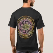 Mandala Sierkussen T-shirt (Achterkant)