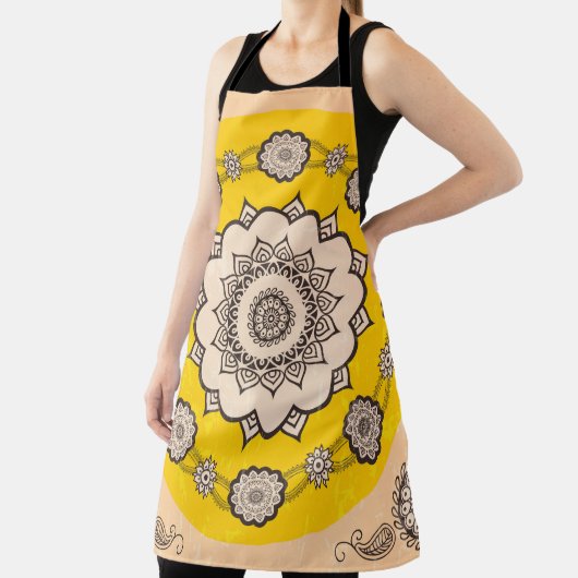 Mandala siervormgeving, etnische stijl schort (Insitu)