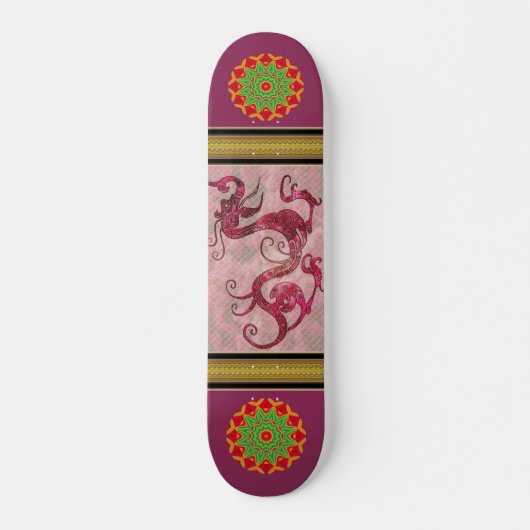Mandala Skateboard (Voorkant)