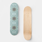 Mandala Skateboard met jouw naam (Voorkant)