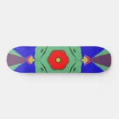 mandala skateboard / Planche skateboard mandala (Horizontaal)