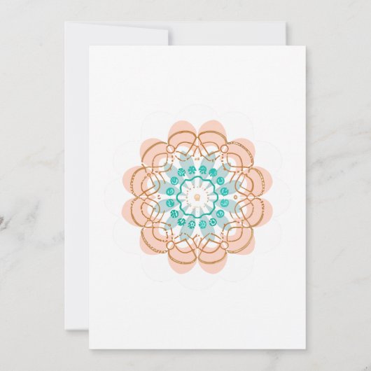 mandala Skip tekening Bedankkaart (Achterkant)