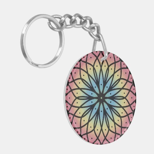 Mandala Sleutelhanger (Voorkant Links)