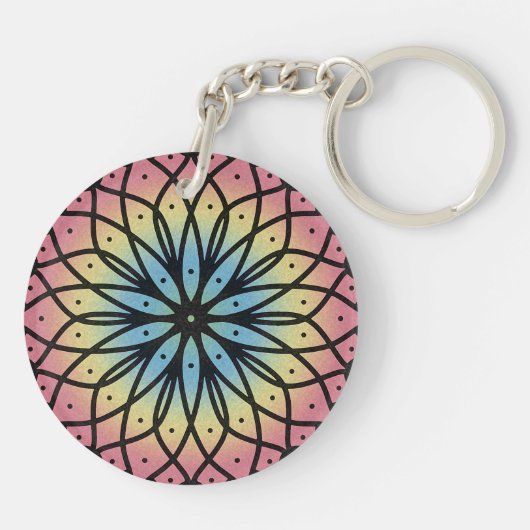 Mandala Sleutelhanger (Achterkant)