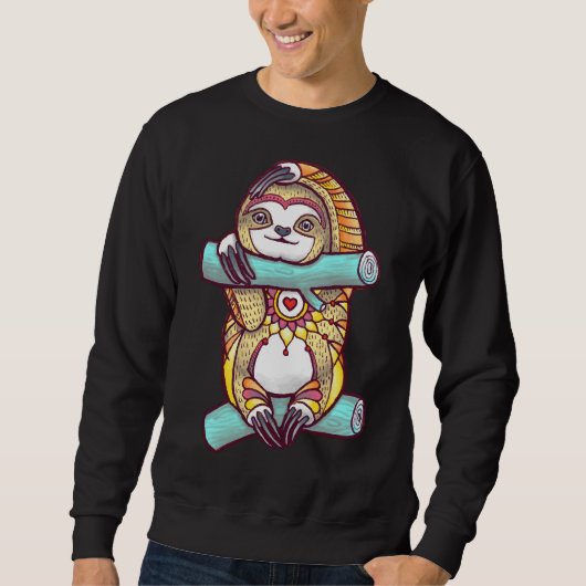 Mandala Sloth 86 Trui (Voorkant)