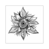 Mandala sneeuwvlok rubberstempel (Afrduk)