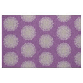 Mandala Snowflakes Paars Pattern Fabric Stof (Fat Quarter)