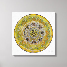 Mandala Solaris Canvas Afdruk