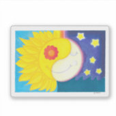 Mandala: Solflor e Luaflor Sticker (Voorkant)