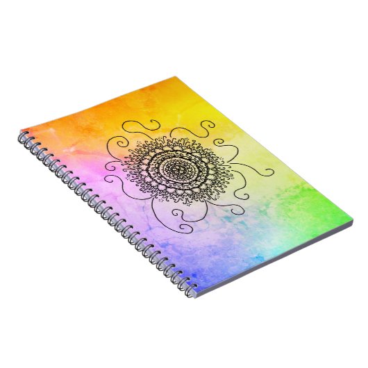 Mandala Sonne Notitieboek (Rechterzijde)