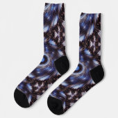 Mandala Space Art Funky Socks Sokken (Links)