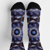Mandala Space Art Funky Socks Sokken (Top)