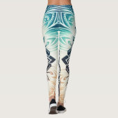 Mandala Spirit Art Leggings (Achterkant)