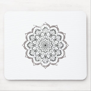 Mandala spiritueel gedesdistresseerd vrede Boho yo Muismat