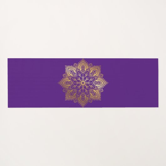 Mandala Spiritueel Healing Yoga Mat (Achterkant (horizontaal))