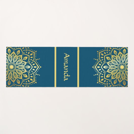 Mandala Spirituele reis Yoga Mat (Voorkant (horizontaal))