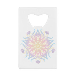 Mandala Sprite Burst Creditkaart Flessenopener