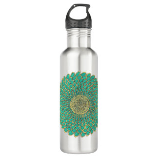 Mandala stainless steel water bottle  waterfles 
