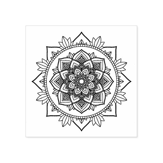 Mandala Stamp Rubberstempel (Afrduk)