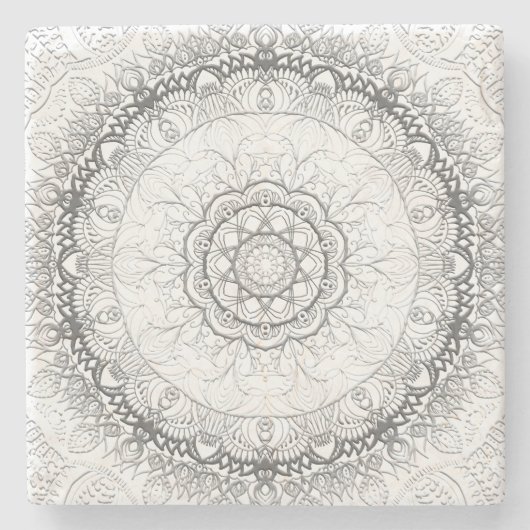 Mandala Stenen Onderzetter (Voorkant)