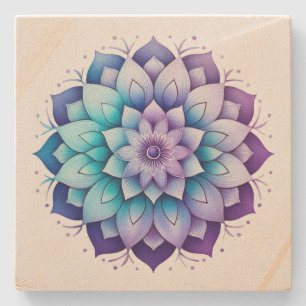 Mandala Stenen Onderzetter