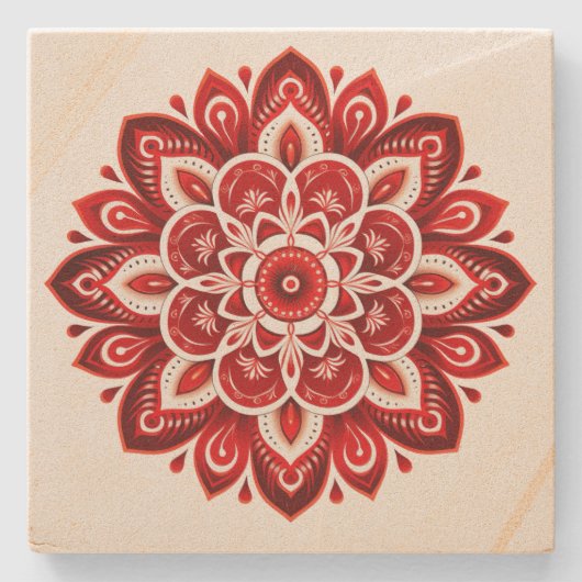 Mandala Stenen Onderzetter (Voorkant)