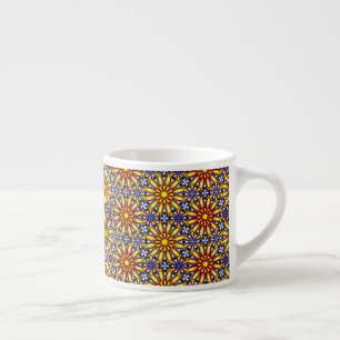 Mandala stenen onderzetter voor Celestial Sun Espresso Kop
