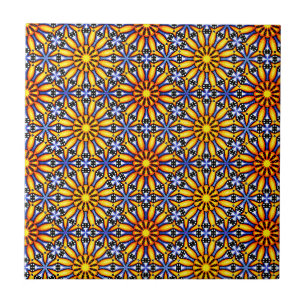 Mandala stenen onderzetter voor Celestial Sun Tegeltje