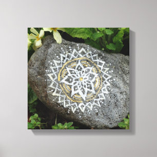 Mandala stenen posters wanddecor canvas afdruk